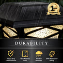 Kingsbridge Solar Cap Light Black or White for 4x4 5x5 6x6 Posts