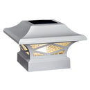 Kingsbridge Solar Cap Light Black or White for 4x4 5x5 6x6 Posts
