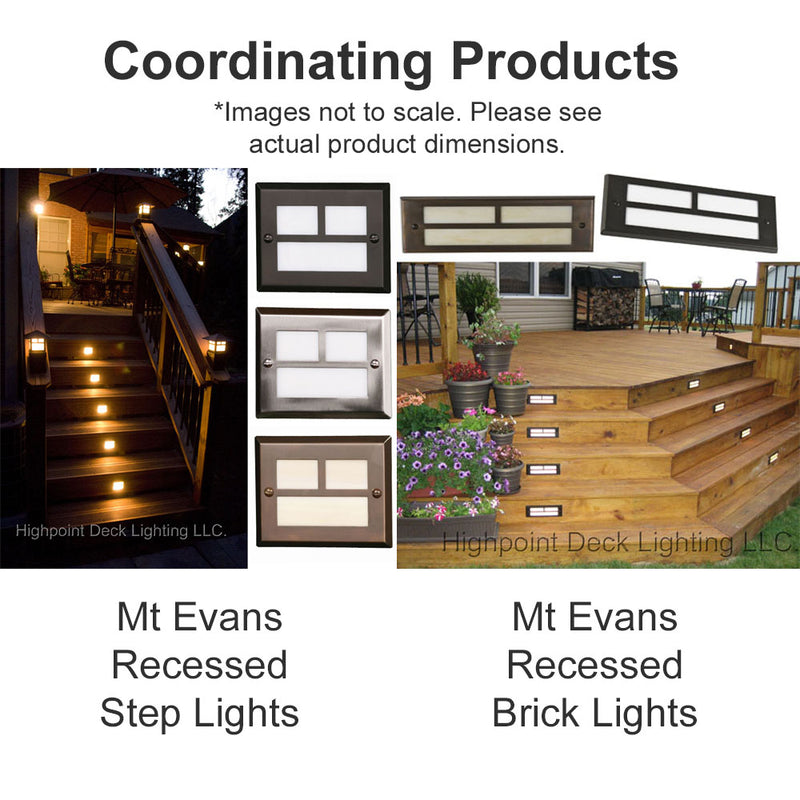 Mt Evans  LED Recessed Step Light