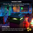 Lumineer 4x4 Smart Solar Post Cap - Black (3.5", 4", 4.25" Post)
