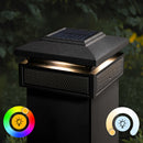 Lumineer 4x4 Smart Solar Post Cap - Black (3.5", 4", 4.25" Post)