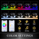 Lumineer 4x4 Smart Solar Post Cap - Black (3.5", 4", 4.25" Post)