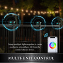 Lumineer 4x4 Smart Solar Post Cap - Black (3.5", 4", 4.25" Post)