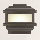 MaciMae 6x6 Metal Solar Deck Light for 5.5", 6", 6.5" Post