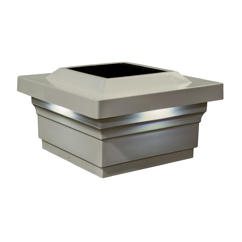 Majestic PVC Solar Post Cap Light 5x5 Tan