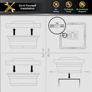 Majestic PVC Solar Post Cap Light 5x5 White