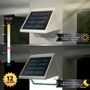 Metal Solar Deck, Post and Wall Light - 2 Pack