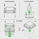 Muskoka Solar Dock/Deck/Pathway & 4x4 Post Cap Light
