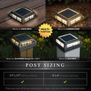 Muskoka Solar Dock/Deck/Pathway & 4x4 Post Cap Light