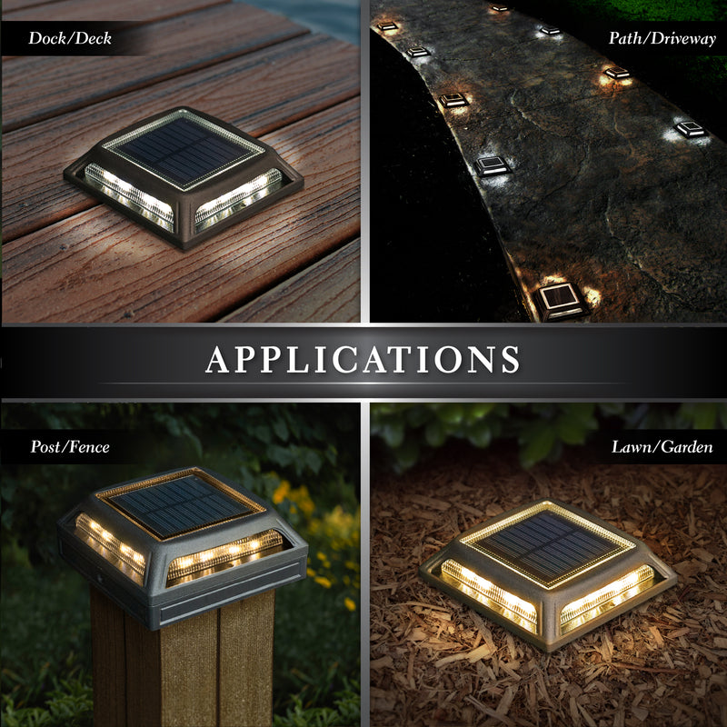 Muskoka Solar Dock/Deck/Pathway & 4x4 Post Cap Light