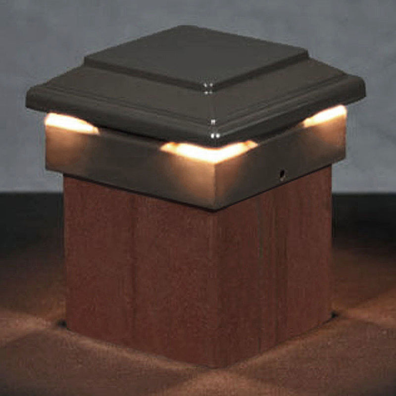 Neptune LED Low Voltage Deck Light for 4x4 Composite Post (4-1/2" to 4-5/8")