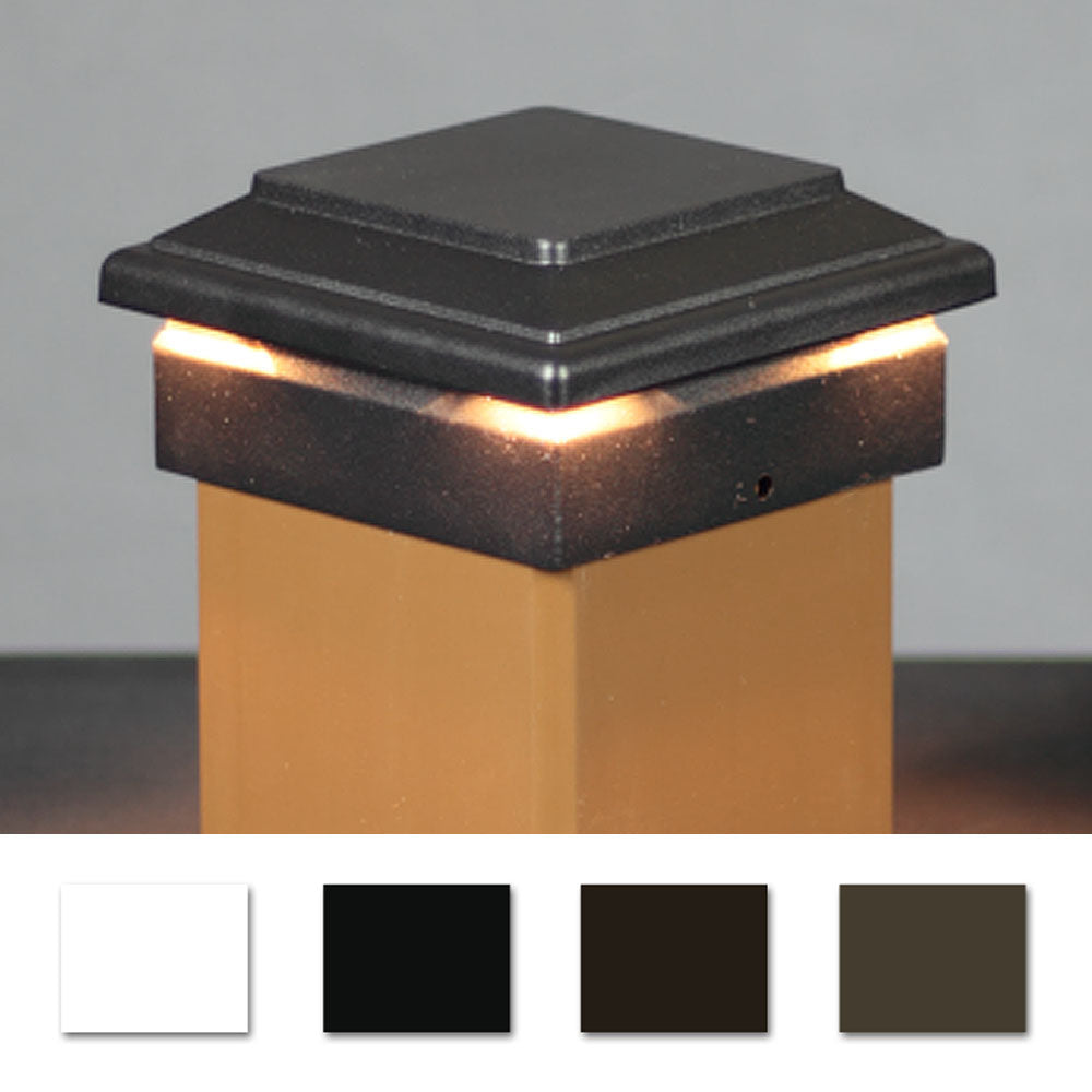 Neptune LED Low Voltage Deck Light for 4x4 Composite Post (4-1/2" to 4