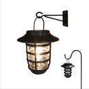 Nottingham Black Aluminum Hanging Solar Coach Light