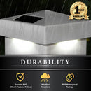 Pyramid 4x4 -5x5 Solar Post Cap Light, 2 Pack