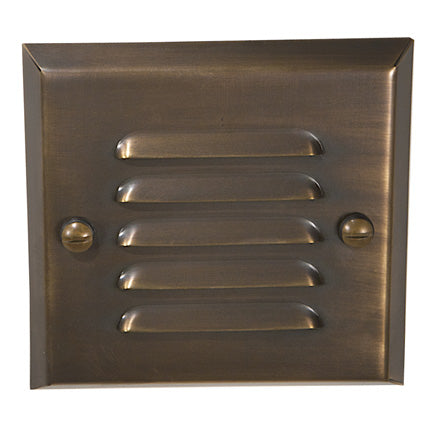 Yellowstone Louvered LED Recessed Step Light