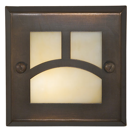 Moab Craftsman Style LED Recessed Step Light