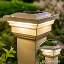 Regal PVC Solar Post Cap Light 4x4 Tan