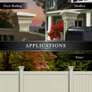 Regal PVC Solar Post Cap Light 4x4 Tan