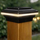 Saturn 4x4 LED Post Cap Light for 3.5" Wood Posts