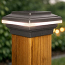 Saturn 4x4 LED Post Cap Light for 3.5" Wood Posts
