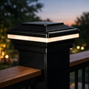 Saturn 4x4 LED Post Cap Light for 4" Metal or Vinyl Posts