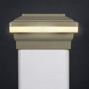 Saturn 4x4 LED Post Cap Light for 4" Metal or Vinyl Posts