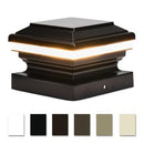 Saturn 5x5 LED Deck Light for 5" Vinyl Post