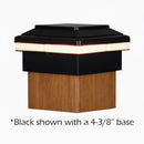 Saturn LED Low Voltage Deck Lighting for 4x4 Composite Post (4-1/4", 4-3/8", 4-1/2" to 4-5/8")