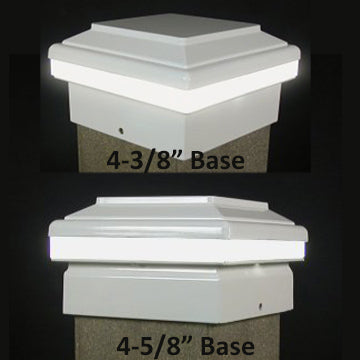 Saturn LED Low Voltage Deck Lighting for 4x4 Composite Post (4-1/4", 4-3/8", 4-1/2" to 4-5/8")