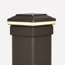 Saturn LED Low Voltage Deck Lighting for 4x4 Composite Post (4-1/4", 4-3/8", 4-1/2" to 4-5/8")