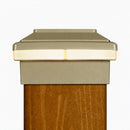 Saturn LED Low Voltage Deck Lighting for 4x4 Composite Post (4-1/4", 4-3/8", 4-1/2" to 4-5/8")