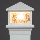 Sirius LED Deck Light 4x4 Metal or Vinyl Posts