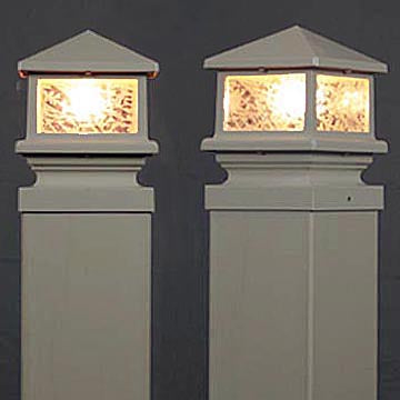 Sirius LED Deck Light for 5x5 Vinyl Posts