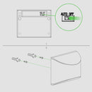 Solar Deck, Post and Wall Light- Stainless Steel 2PK