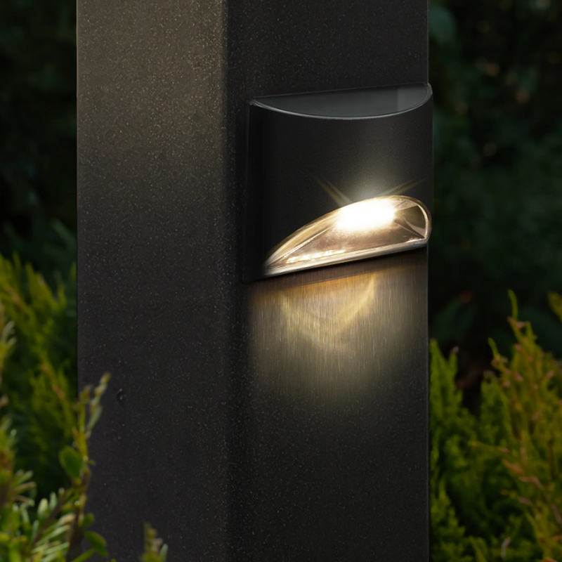 Solar Deck, Post and Wall Light- Stainless Steel 2PK