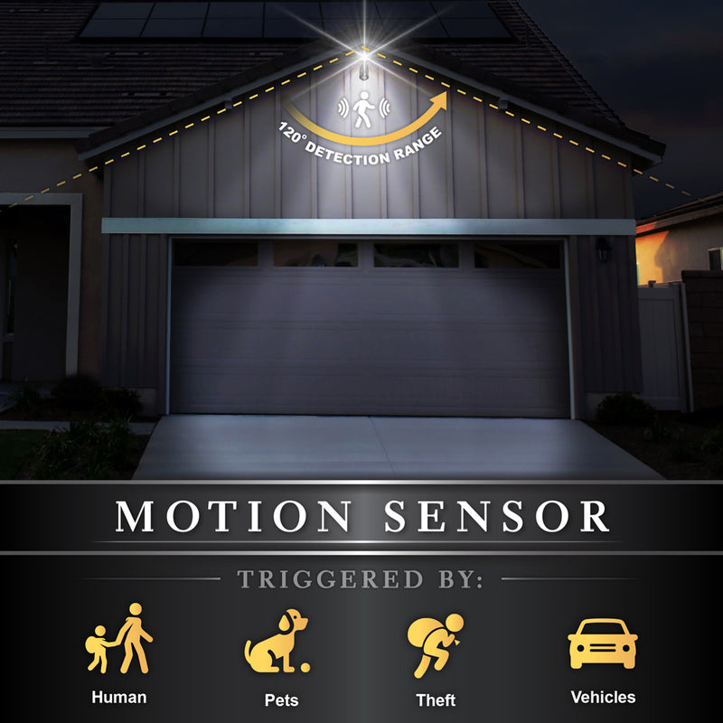 Solar Security Spotlight with Motion Sensor