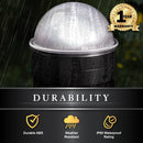 Summit Chain Link Solar Post Cap Light 2x2-3x3 (Set of 2)