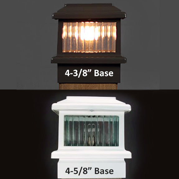 Titan Low Voltage LED Deck Light for 4x4 Composite Post - 4-1/4", 4-3/8" , 4-1/2" to 4-5/8"