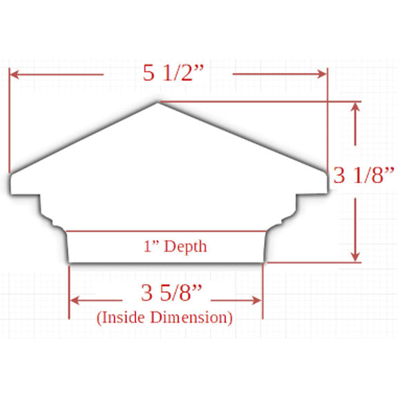 Venus 4x4 LED Post Cap Light for 3-1/2" Wood Posts