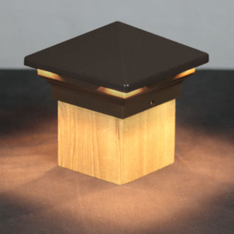 Venus 4x4 LED Post Cap Light for 3-1/2" Wood Posts