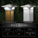 Windsor PVC Solar Post Cap 4x4 - 5x5