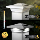 Windsor PVC Solar Post Cap 4x4 - 5x5