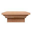 Back Street Wood Post Cap (4x4, 5x5, 6x6) Cedar, Redwood