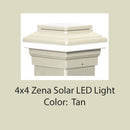 Zena 4x4 Solar Deck Light - 4" Posts