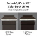Zena Solar Deck Light - 4-1/4" to 4-5/8" Post