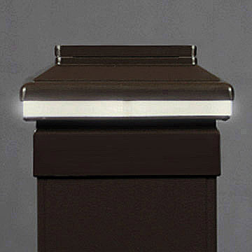 Zena Solar Deck Light - 4-1/4" to 4-5/8" Post