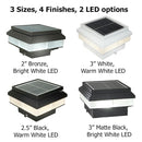 Zena Solar Post Cap Light for 2" , 2.5", 3" Posts