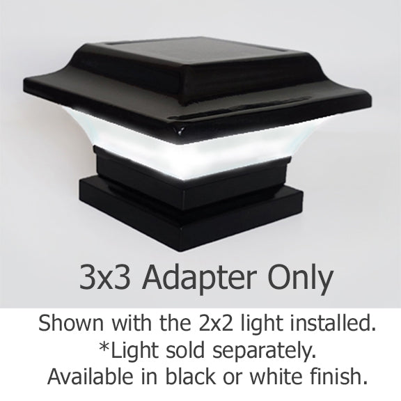 3x3 Imperial Post Cap Adapter - 2 Pack