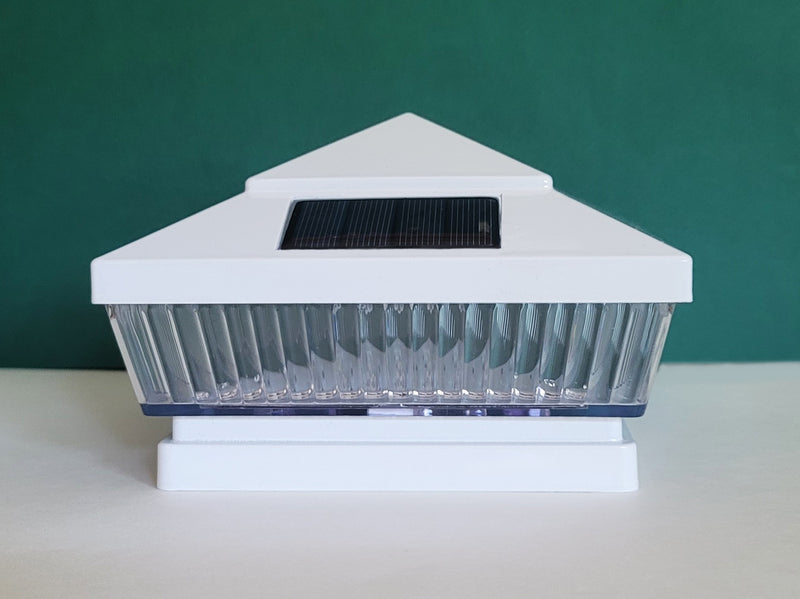 Pyramid Plastic Solar Cap Light - Tan or White for 4-1/2 to 5" Post