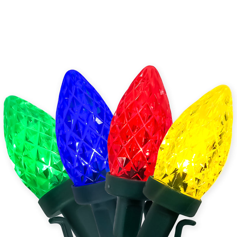 100 LED C7 Battery-Powered String Lights
